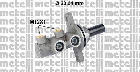 METELLI 050829 Главный тормозной цилиндр