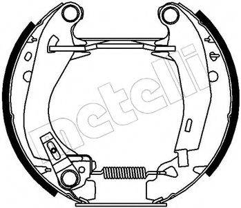 METELLI 510007 Комплект тормозных колодок