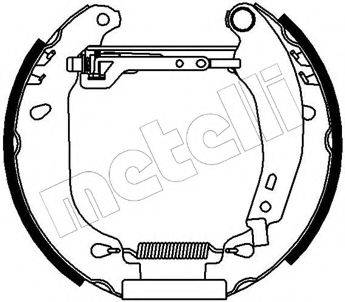 METELLI 510017 Комплект тормозных колодок