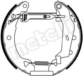 METELLI 510033 Комплект тормозных колодок