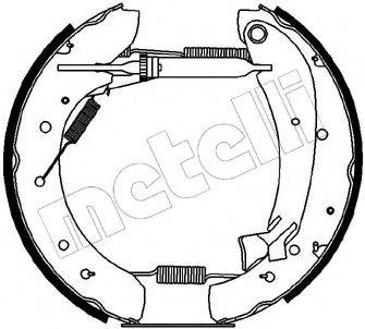 METELLI 510074 Комплект тормозных колодок