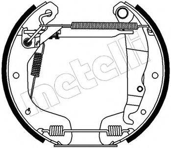 METELLI 510079 Комплект тормозных колодок