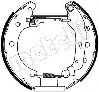 METELLI 510097 Комплект тормозных колодок