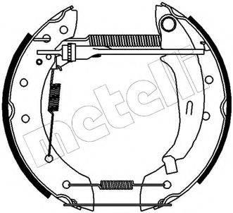 METELLI 510133 Комплект тормозных колодок