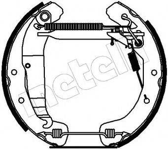 METELLI 510141 Комплект тормозных колодок