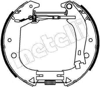 METELLI 510152 Комплект тормозных колодок