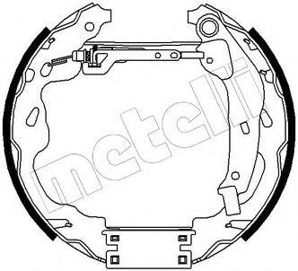 METELLI 510184 Комплект тормозных колодок