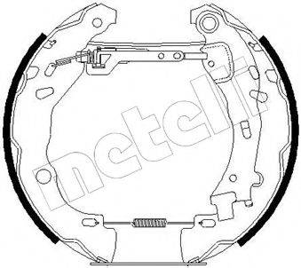 METELLI 510189 Комплект тормозных колодок