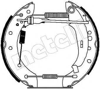 METELLI 510193 Комплект тормозных колодок