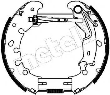 METELLI 510222 Комплект тормозных колодок