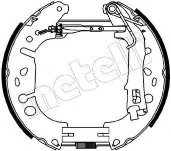 METELLI 510223 Комплект тормозных колодок