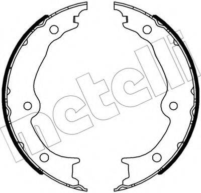 METELLI 530541 Комплект тормозных колодок, стояночная тормозная система