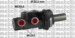 METELLI 050785 Главный тормозной цилиндр