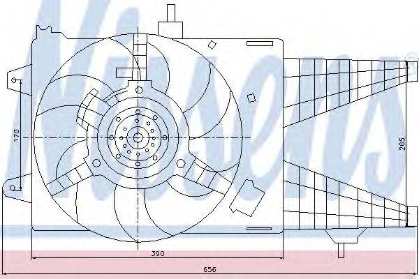 NISSENS 85137 Вентилятор, охлаждение двигателя