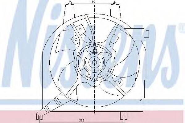 NISSENS 85218 Вентилятор, охлаждение двигателя