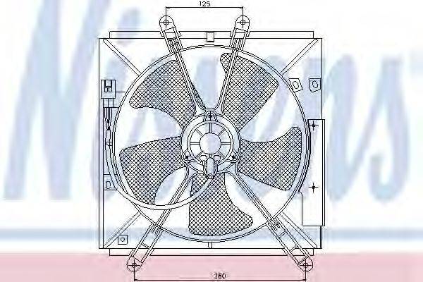 NISSENS 85330 Вентилятор, охлаждение двигателя