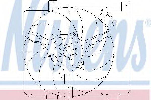 NISSENS 85378 Вентилятор, охлаждение двигателя