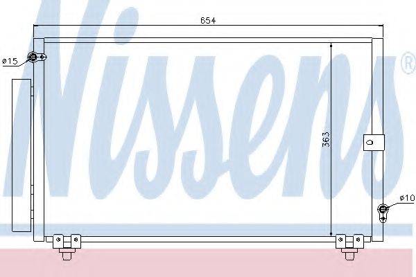 NISSENS 940013 Конденсатор, кондиционер