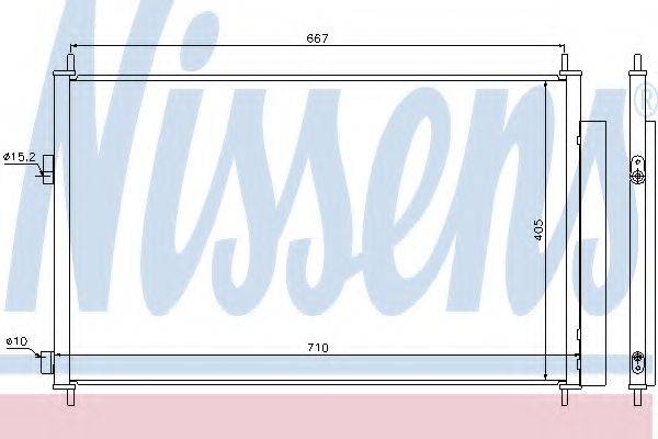 NISSENS 940021 Конденсатор, кондиционер