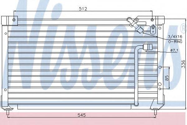 NISSENS 94013 Конденсатор, кондиционер