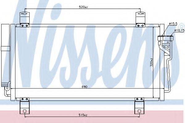 NISSENS 940032 Конденсатор, кондиционер