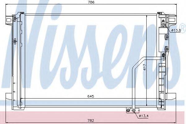 NISSENS 940035 Конденсатор, кондиционер