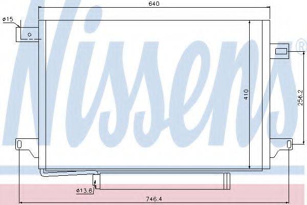 NISSENS 940054 Конденсатор, кондиционер