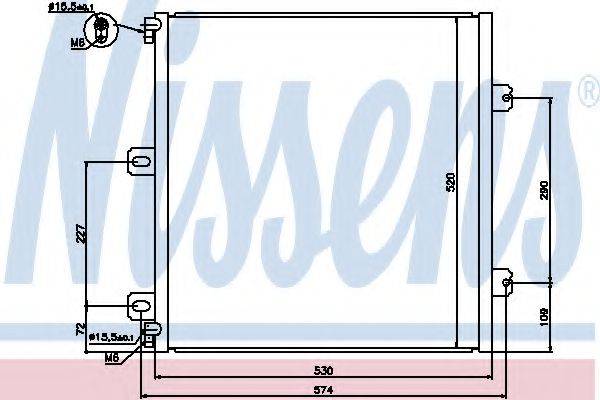 NISSENS 940076 Конденсатор, кондиционер