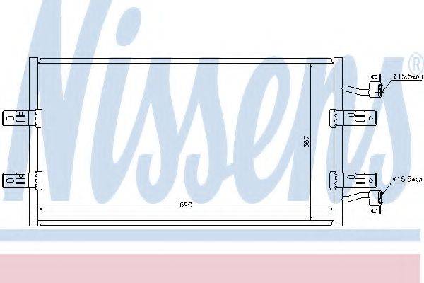 NISSENS 940119 Конденсатор, кондиционер