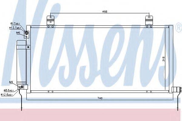 NISSENS 940164 Конденсатор, кондиционер