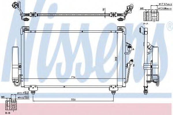 NISSENS 940165 Конденсатор, кондиционер