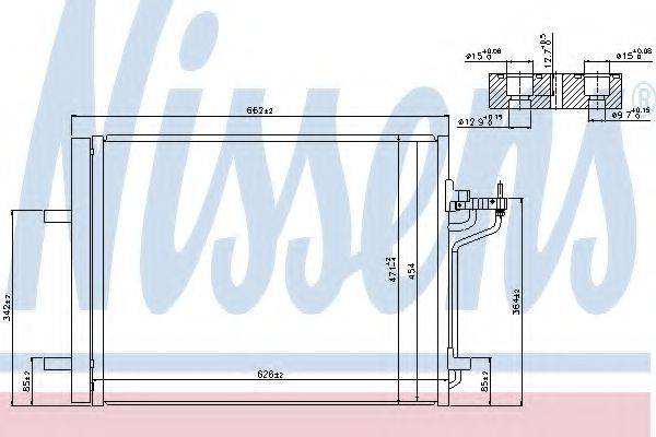 NISSENS 940183 Конденсатор, кондиционер