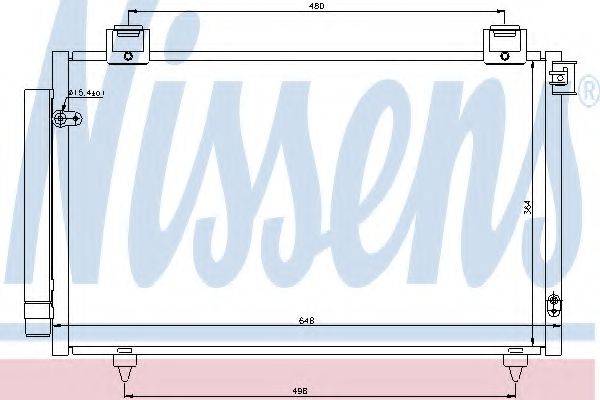 NISSENS 940199 Конденсатор, кондиционер