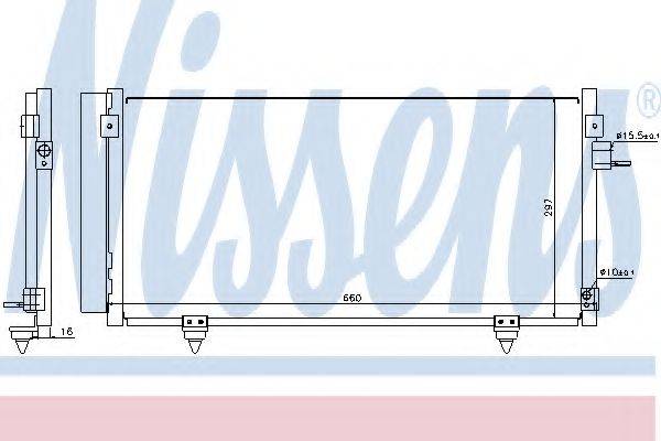 NISSENS 940257 Конденсатор, кондиционер