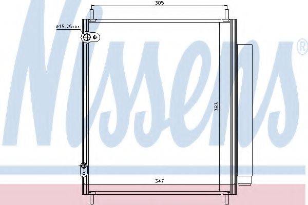 NISSENS 940284 Конденсатор, кондиционер