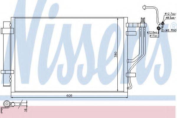 NISSENS 940296 Конденсатор, кондиционер