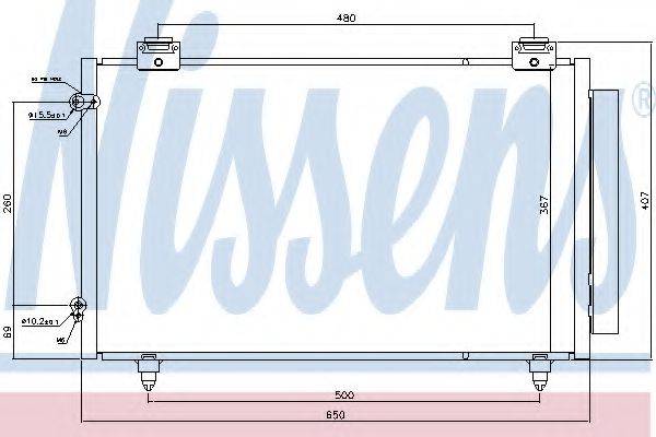 NISSENS 940299 Конденсатор, кондиционер