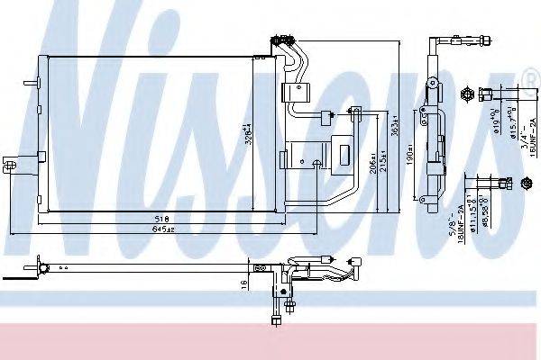 NISSENS 940317 Конденсатор, кондиционер