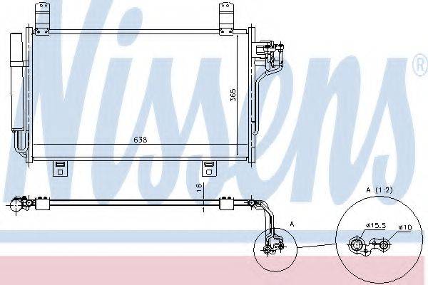 NISSENS 940326 Конденсатор, кондиционер