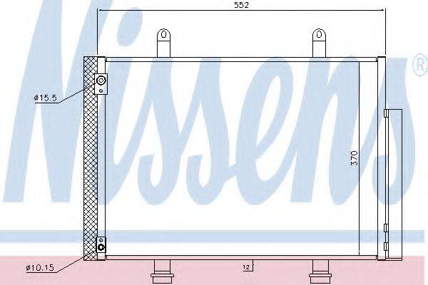 NISSENS 940356 Конденсатор, кондиционер