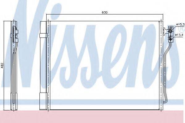 NISSENS 940370 Конденсатор, кондиционер