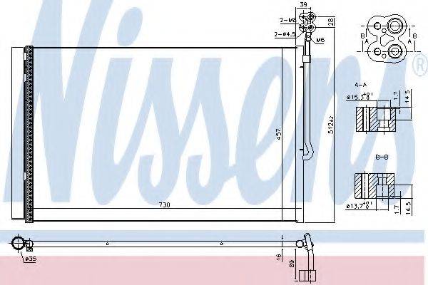 NISSENS 940415 Конденсатор, кондиционер