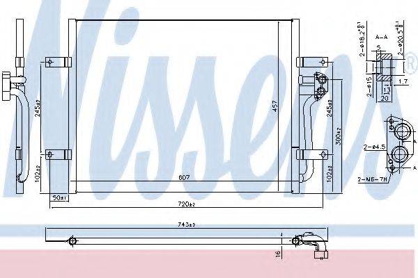 NISSENS 940585 Конденсатор, кондиционер