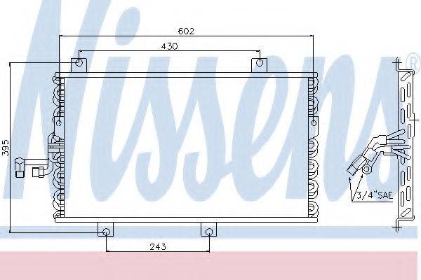 NISSENS 94095 Конденсатор, кондиционер