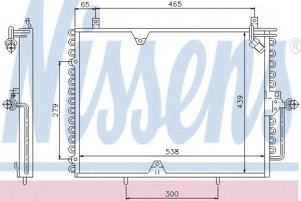 NISSENS 94162 Конденсатор, кондиционер