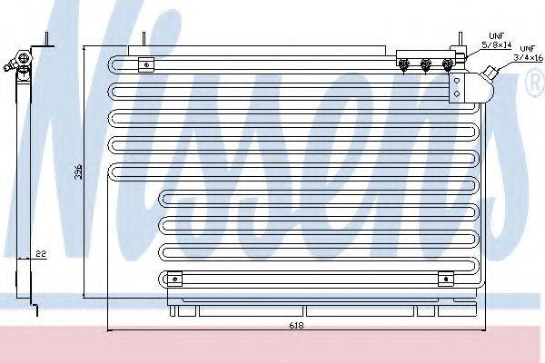 NISSENS 94165 Конденсатор, кондиционер