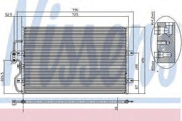 NISSENS 94210 Конденсатор, кондиционер