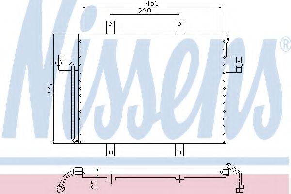 NISSENS 94237 Конденсатор, кондиционер