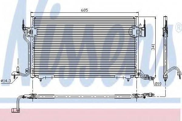 NISSENS 94200 Конденсатор, кондиционер