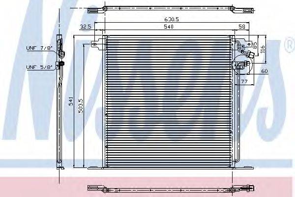 NISSENS 94226 Конденсатор, кондиционер